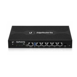 Світч Ubiquiti Edge Router ER-6P (Quad-Core 1 GHz/1GB, 5x1GE, 1xSFP, passive poe)
