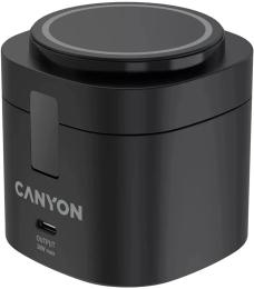 Бездротовий зарядний пристрій Canyon 4 in 1 Wireless Charging Stand 30W Black (CNS-WCS405BW/A)