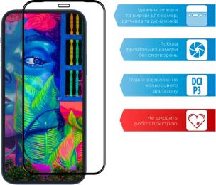 Захисне скло Acclab Full Glue для Samsung Galaxy A725 A72 Black