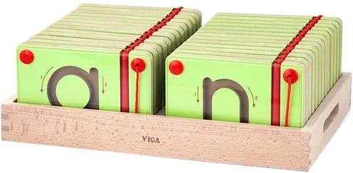 Інтерактивна іграшка Viga Toys 50338 Набір для написання магнітних букв Малих (6934510503383)