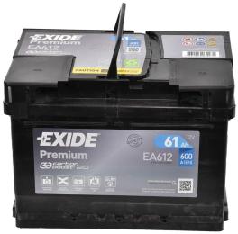 Автомобільний акумулятор Exide PREMIUM 61A (EA612)