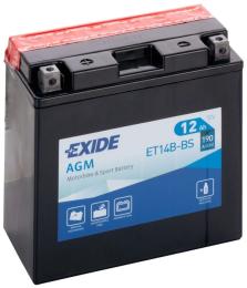 Автомобільний акумулятор Exide AGM 12Ah ( +/-) (190EN) (ET14B-BS)