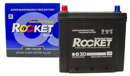Автомобільний акумулятор Rocket 65Ah (SMF 75D23R)