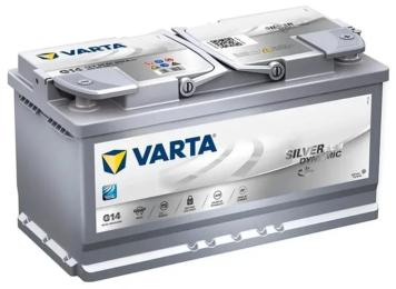 Автомобільний акумулятор Varta Dynamic AGM 95А Ев (-/+) G14 (850EN) Silver (595901085)