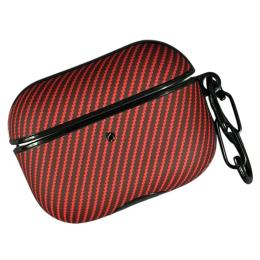 Чохол для навушників Infinity Carbon Hang Case для Apple AirPods 3 Red