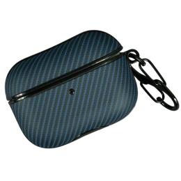 Чохол для навушників Infinity Carbon Hang Case для Apple AirPods 3 Blue