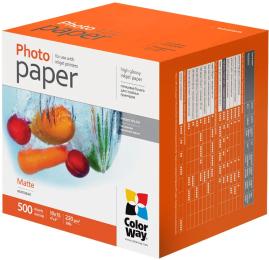 Фотопапір ColorWay PM2205004R матовий 220 г/м 10x15 500 арк