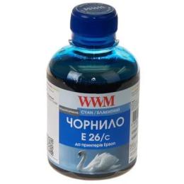 Чорнило для принтера WWM EPSON XP-600/XP-605/XP-7005 Cyan (E26/C)
