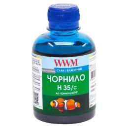 Чорнило для принтера WWM HP № 22/121/134/135/136/141 Cyan (H35/C)