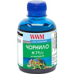 Чорнило для принтера WWM HP №711 200г Cyan (H71/C)