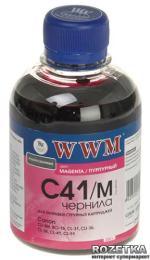 Чорнило для принтера WWM C41 Canon CL-41С/CL-51С/CLI-8M 200 мл Magenta (C41/M)
