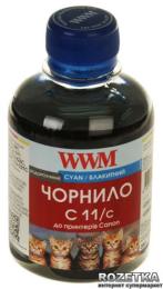 Чорнило для принтера WWM C11 Canon CL-511С/CL-513С/CLI-521C 200 мл Cyan (C11/C)