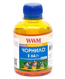 Чорнило для принтера WWM E64 Epson L110/L210/L355 200 мл Yellow (E64/Y)