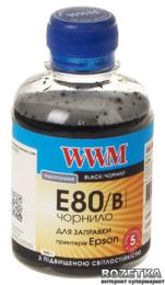 Чорнило для принтера WWM E80 Epson L800 200 мл Black (E80/B)