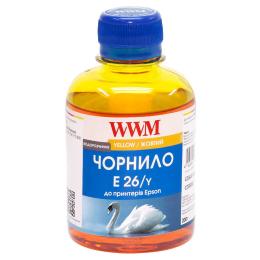 Чорнило для принтера WWM Epson Expression Premium XP-600/XP-605/XP-700 200г Yellow (E26/Y)