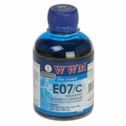 Чорнило для принтера WWM Epson Stylus Universal E07/C Cyan