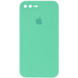 Чохол-накладка EpiK Silicone Case Square Full Camera Protective (AA) для iPhone 7 Plus/8 Plus Green