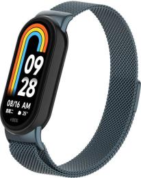 Ремінець для фітнес-браслету ArmorStandart Milanese Magnetic для Xiaomi Smart Band 10/9/8 Titanium Gray (ARM86893)