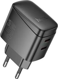 Адаптер живлення для телефона Hoco CS62A Bright Black