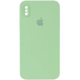 Чохол-накладка EpiK Silicone Case Square Full Camera Protective (AA) для iPhone XS Max Mint