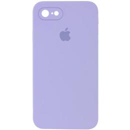 Чохол-накладка EpiK Silicone Case Square Full Camera Protective (AA) для iPhone 7/8/SE Lilac