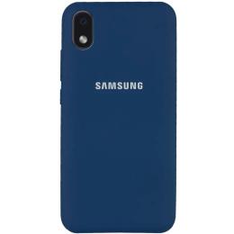 Чохол-накладка EpiK Silicone Cover Full Protective (AA) для Samsung Galaxy A013 A01 Core/M013 M01 Core Navy Blue