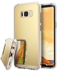 Чохол-накладка Ringke Fusion Mirror для Samsung Galaxy G955 S8 Plus Royal Gold