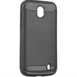 Чохол-накладка BeCover Carbon Series для Nokia 1 Gray