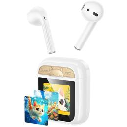 Бездротові навушники Hoco EW86 Cat White