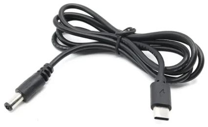 Кабель живлення для роутера Infinity Type C (тато)  -  DC 5.5x2.1 (тато) 5V в 12V, 1m