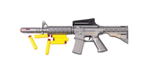 Іграшкова зброя Golden Gun M16 PF 910GG Gray Автомат з мякими кулями
