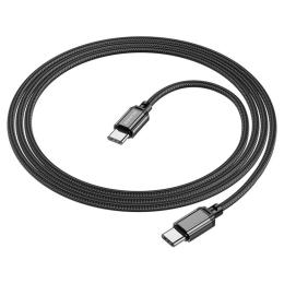 Дата-кабель Borofone BX87 USB Type C (тато)  -  USB Type C (тато) Black