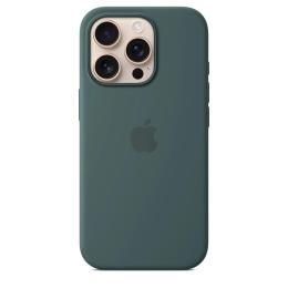 Чохол-накладка Infinity Silicone Case with Animation &amp; MagSafe для iPhone 16 Pro Max Lake Green