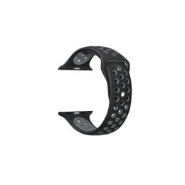 Ремінець для смарт-годинника Infinity Nike Watch Band for Apple Watch 38mm Black Gray
