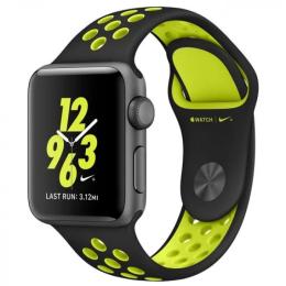 Ремінець для смарт-годинника Infinity Nike Watch Band for Apple Watch 42mm Black Volt