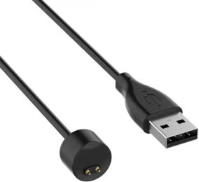 Зарядний кабель Infinity USB cable для Xiaomi Mi Band 5/6 Black