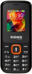 Кнопковий телефон Sigma mobile X-style 171 Mini Black Orange (Вживаний)