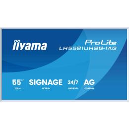 Монітор Iiyama ProLite LH5581UHSG-1AG White 54.6
