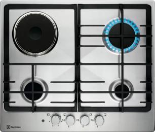 Варильна поверхня Electrolux KGM64311X комбінована
