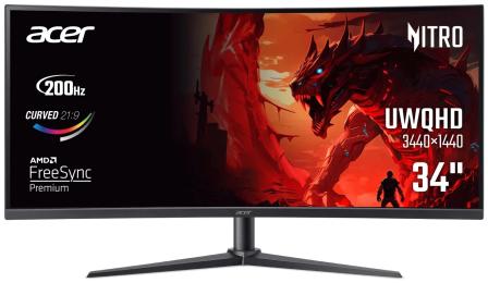 Монітор Acer XZ340CURX0bmiiphx Black 34 (UM.CX0EE.013)