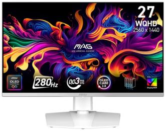 Монітор MSI MAG 272QPW QD-OLED X28 White 26.5 (9S6-3CD79A-040)