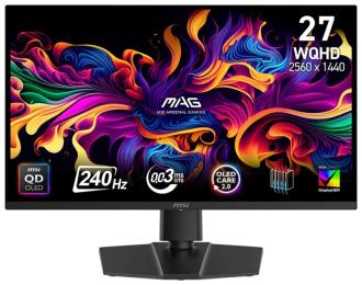 Монітор MSI MAG 273QP QD-OLED X24 Black 26.5 (9S6-3CE69H-010)