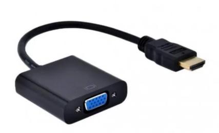 Перехідник STLab U-990 HDMI (тато) - VGA (мама) Black