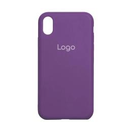 Чохол-накладка Infinity Silicone Case Full Size (AA) для iPhone XR Grape