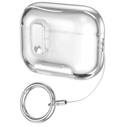 Чохол для навушників Infinity Protective Case New for AirPods 4 Transparent Silver