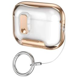 Чохол для навушників Infinity Protective Case New for AirPods Pro 2 Transparent Gold