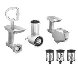 Набір насадок для кухонних комбайнів KitchenAid 5KSM2FPPC (5KSMFGA, 5KSMFVSP, 5KSMVSA) Gray з 3 насадками