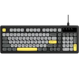Клавіатура Ajazz AF98 Wired RGB Black Gray Yellow (AF98-BGY) ENG/UKR