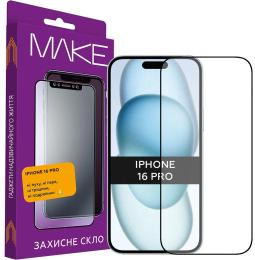 Захисне скло Make для Apple iPhone 16 Pro