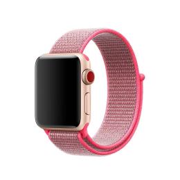 Ремінець для смарт-годинника Infinity Neylon Sport Loop Band for Apple Watch 38/40 mm Hot Pink